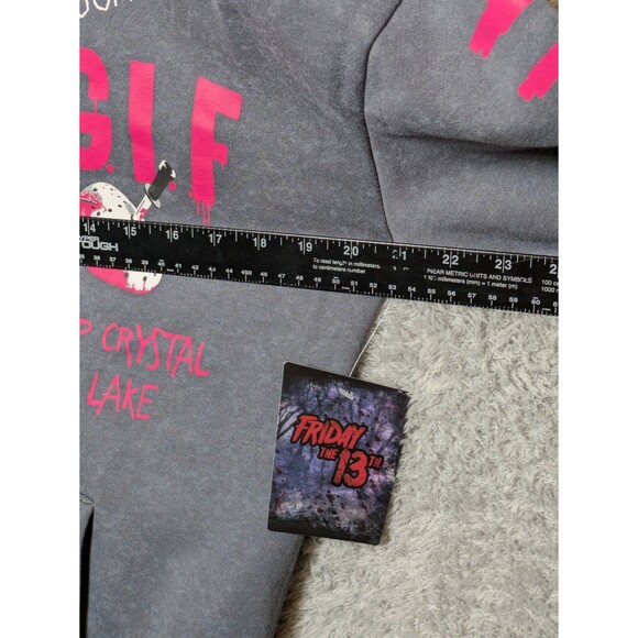 Friday the 13th Jason Vorhees Women’s XS Graphic Zip-Front Hoodie NWT - Picture 5 of 9
